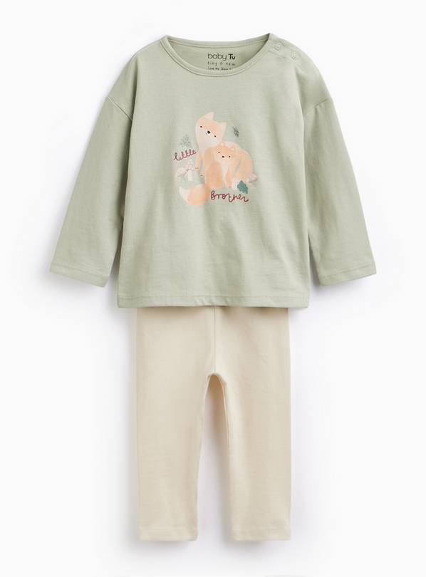 Fox Graphic Top & Leggings Set 12-18 months